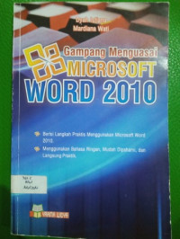 Image of GAMPANG MENGUASAI MICROSOFT WORD 2010