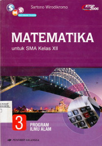 Image of MATEMATIKA UNTUK SMU KELAS 3 - PROGRAM IPA CATURWULAN 1