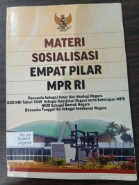 Image of MATERI SOSIALISASI EMPAT PILAR MPR RI