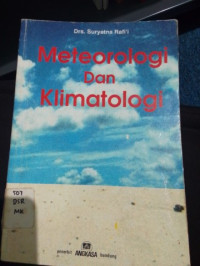 Image of METEOROLOGI DAN KLIMATOLOGI